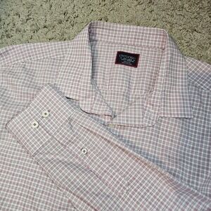 UNTUCKit‎ Men's Longsleeve Plaid Buttondown Polo Size XXL Slim Fit